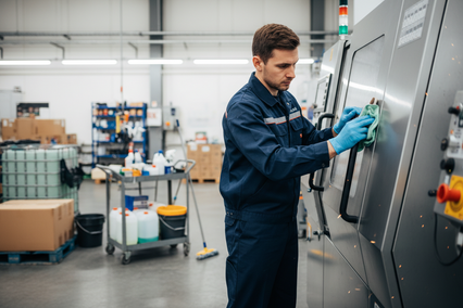 Chemical-Resistant Nitrile Gloves for Janitorial & Industrial