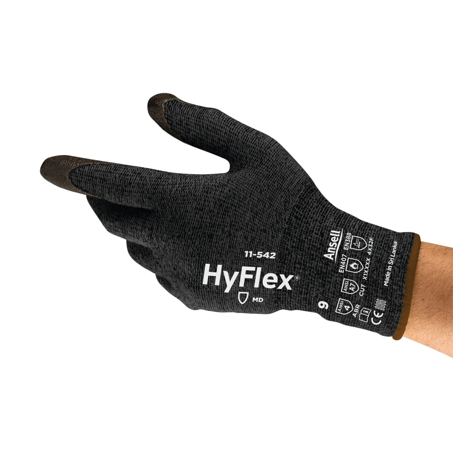 HyFlex® 11-542 Industrial Cut Resistant Gloves - HYFLEX 11-542 13G INTERCEPT YARN