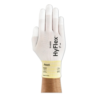 HyFlex® 11-605 Fingertip-Coated Gloves - FINE GAUGENYLON FOAM PU