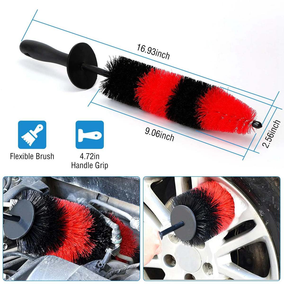 Car Wheel Brush Rims Tire Seat