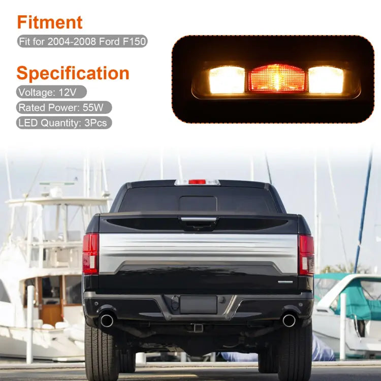 Fit For 2004-2008 Ford F150 Third Brake Tail Light