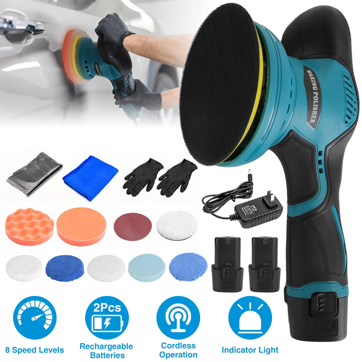Cordless Car Buffer Polisher