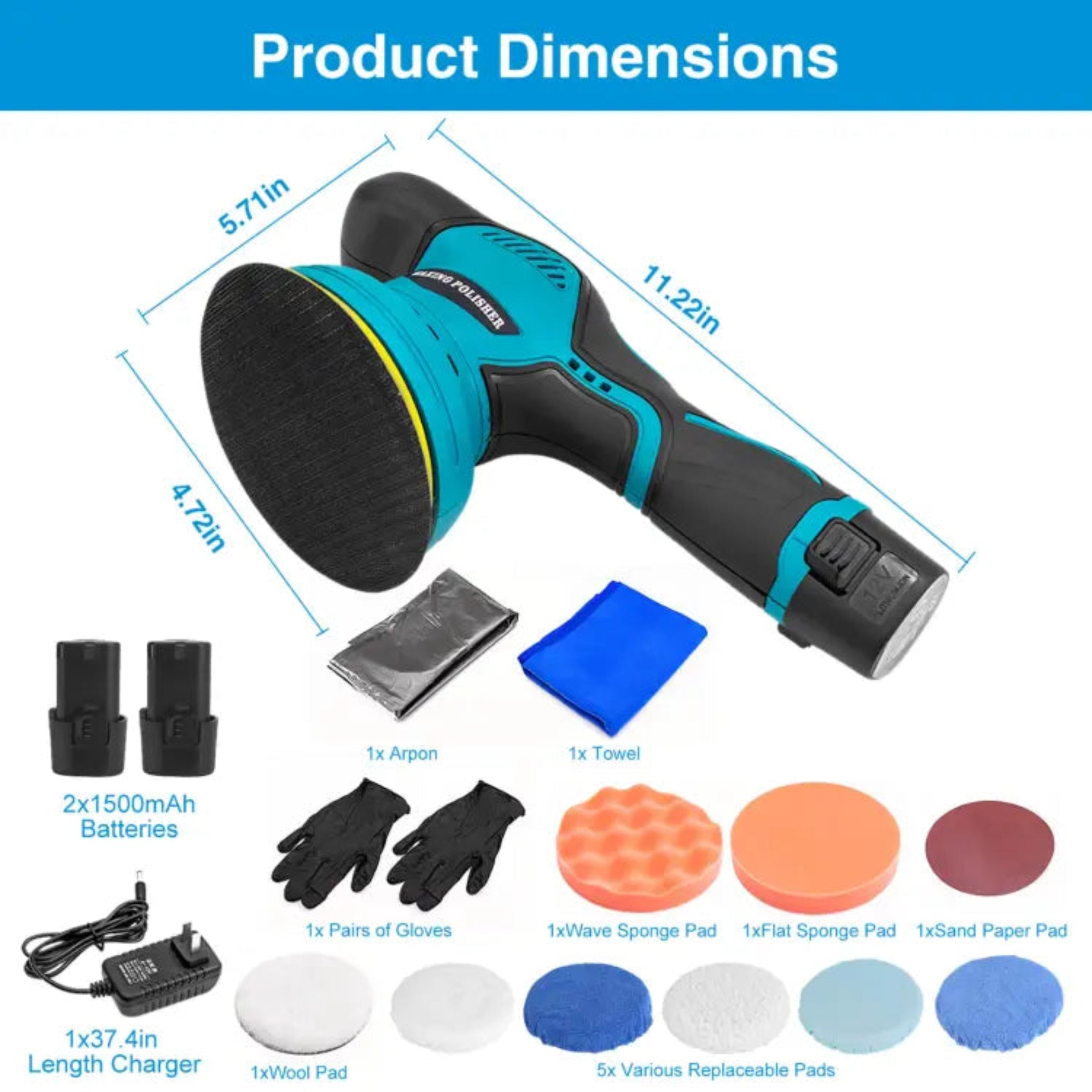 Cordless Car Buffer Polisher