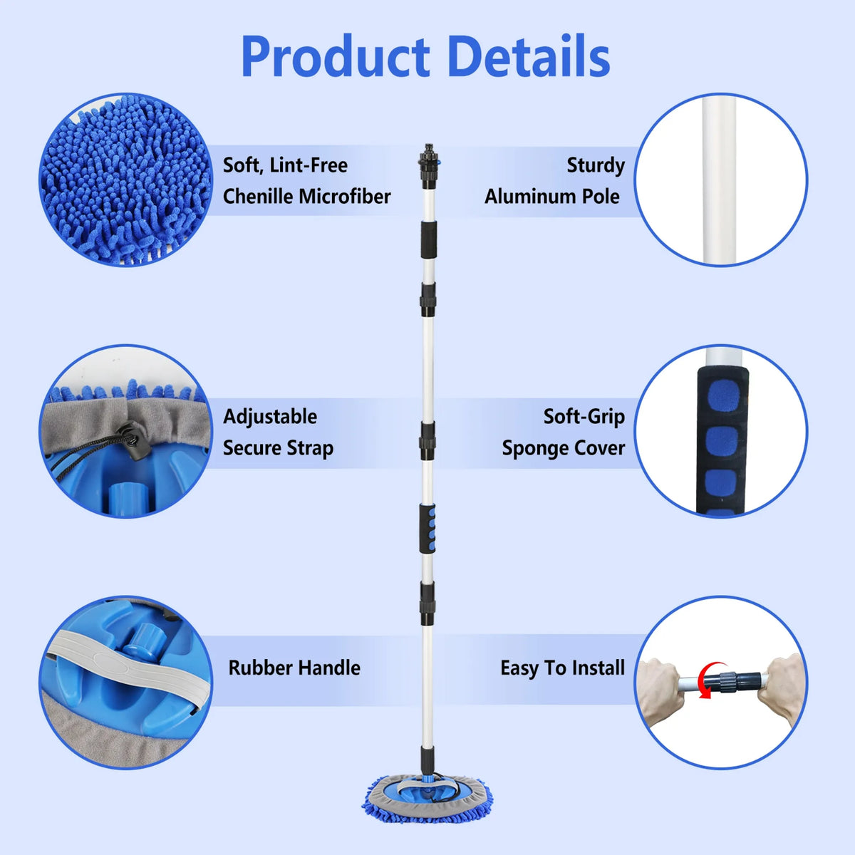 5Pcs Car Cleaning Brush Kit