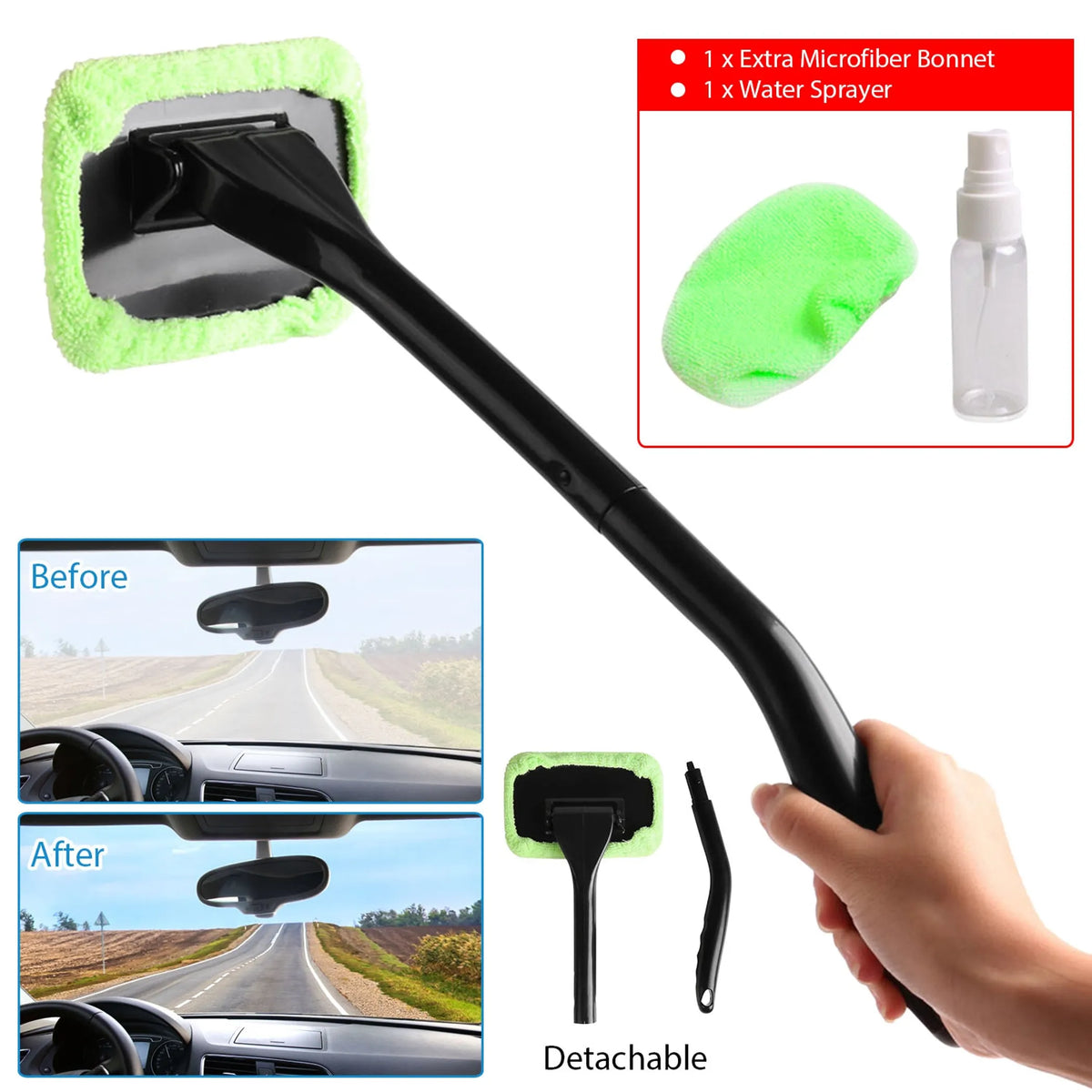 Microfiber Windshield Clean Car Auto Wiper