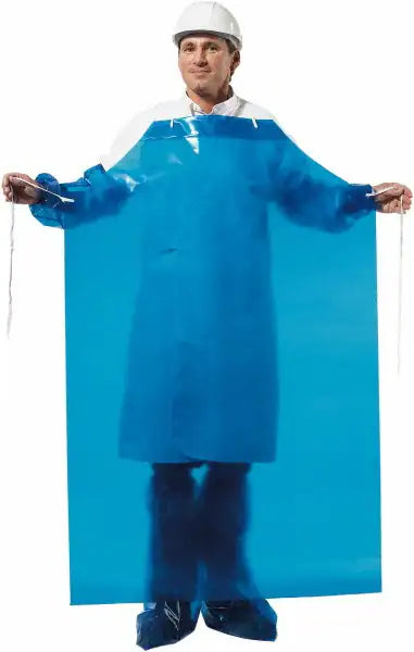 4mil Blue Vinyl Alternative Aprons (100 Count)