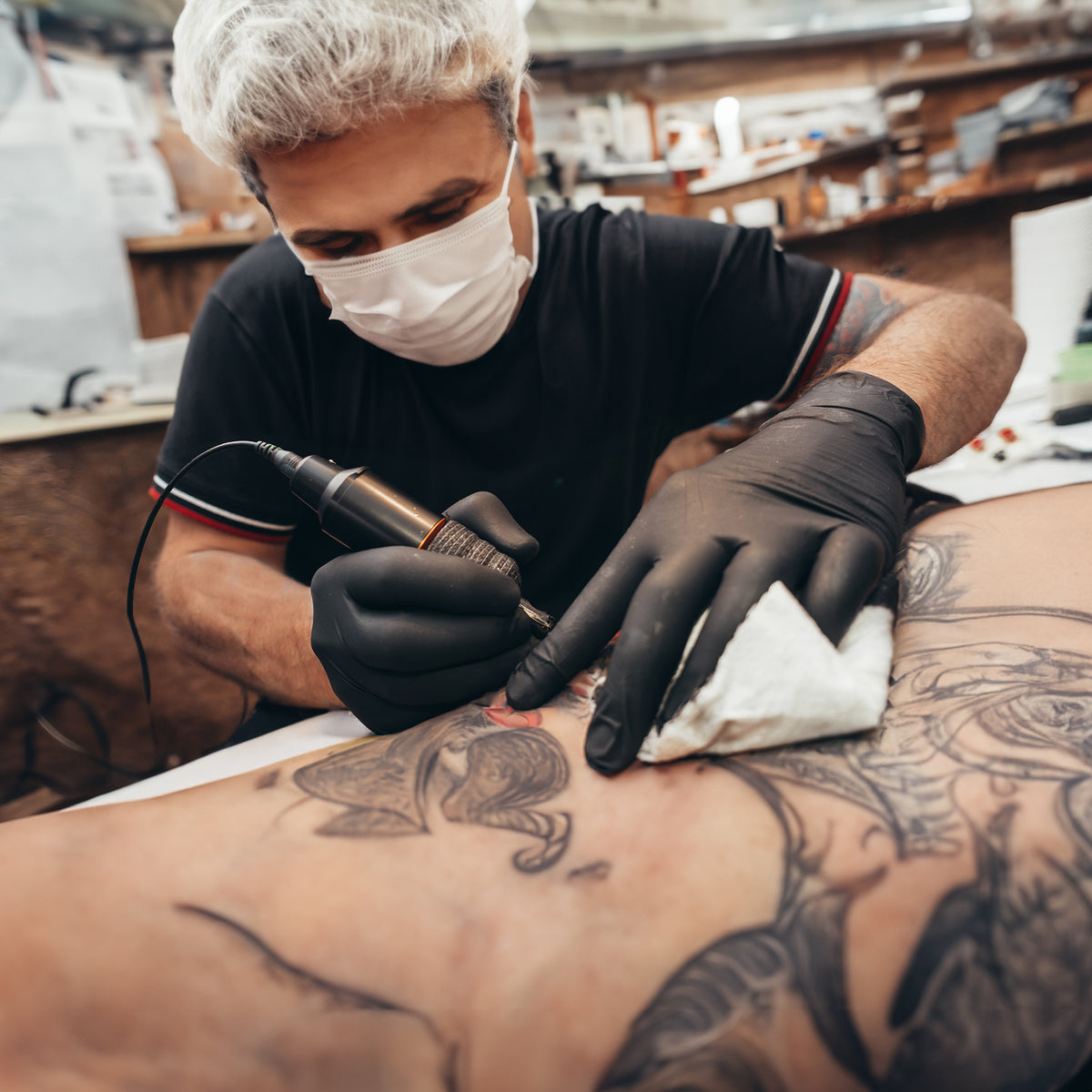 HandCare Black Nitrile Gloves - Exam Grade, Powder Free (4 Mil) - BOGO 20% OFF