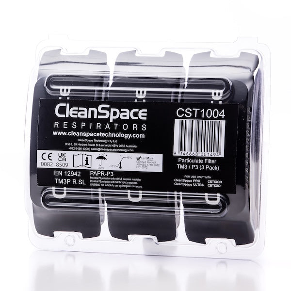 CleanSpace™ CST Particulate High Capacity TM3 P3 Filter (3 Pack)
