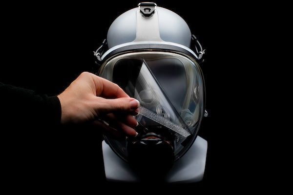 CleanSpace Full Face Mask Tear off Visor Anti-Scratch Protectors (Pk 10)