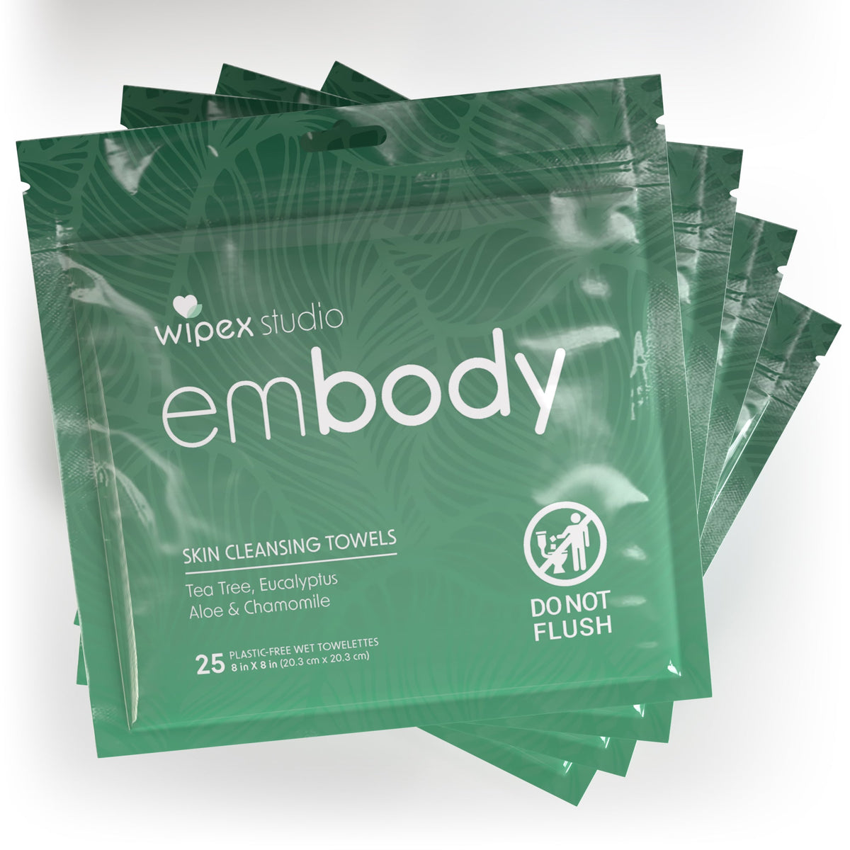 Embody® Body Wipes – Instant Reset After Movement | 25ct Travel Pack