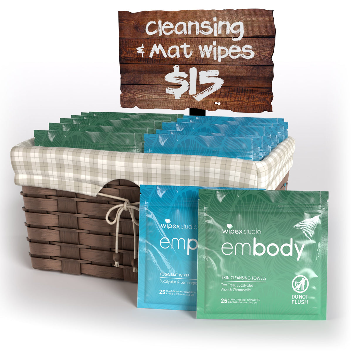 Embody® Body Wipes – Instant Reset After Movement | 25ct Travel Pack