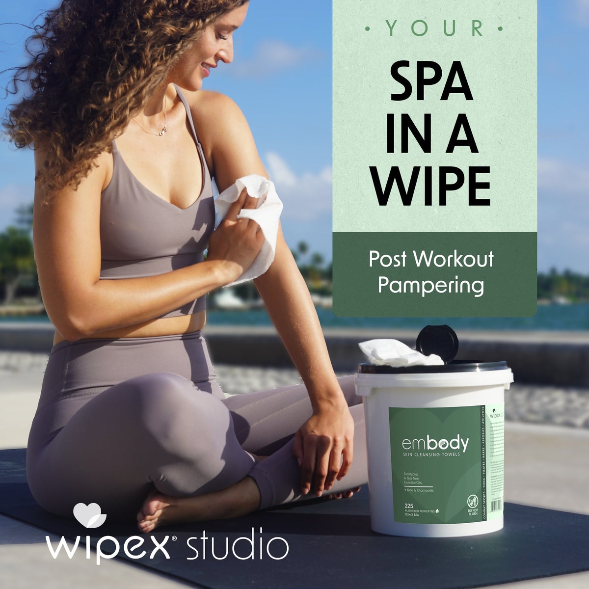 Embody® Natural Body Wipes 350ct Mega Roll | Premium Hygiene for Active Lifestyles