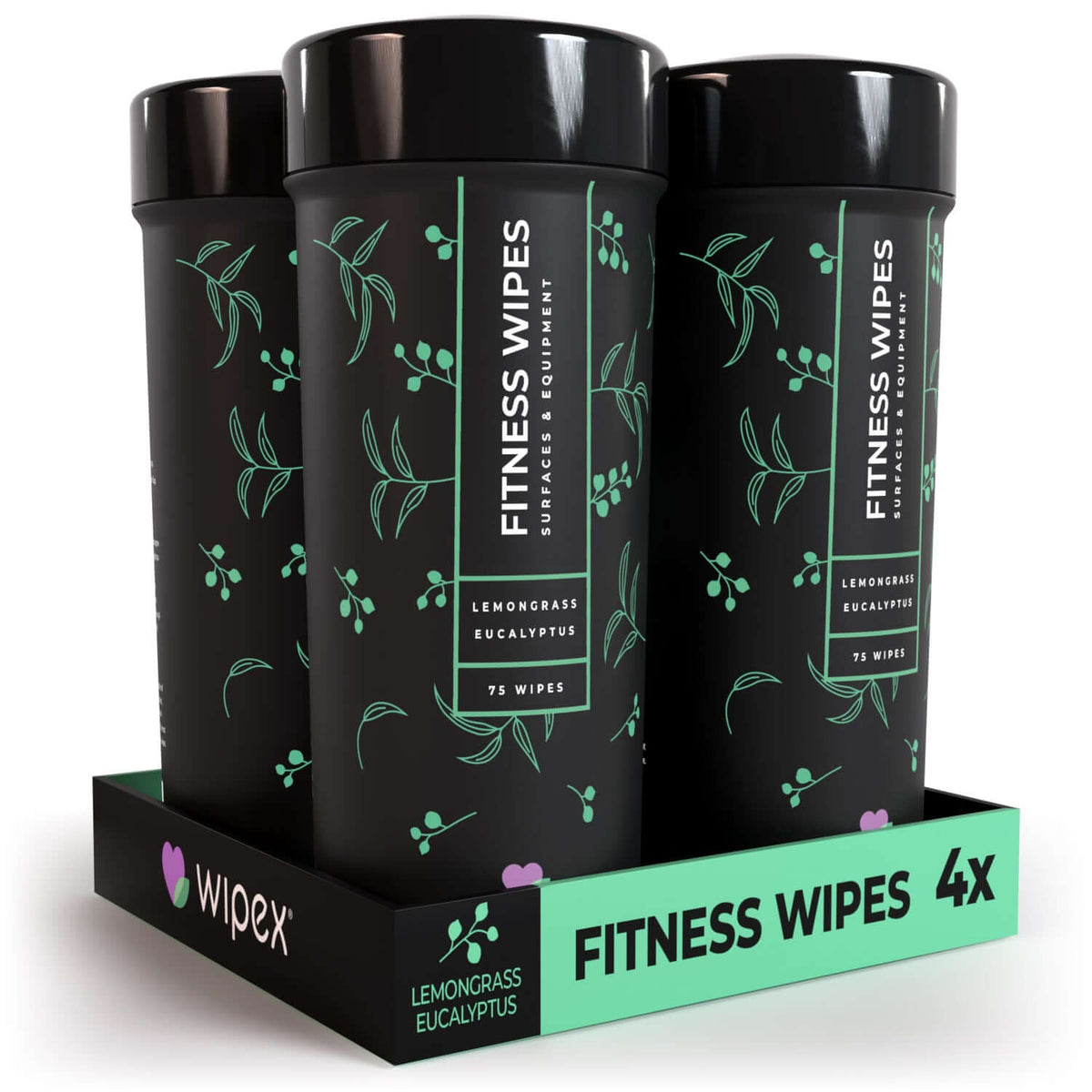 Natural Fitness Equipment Wipes – Safe on Skin, Essential Oil Formula