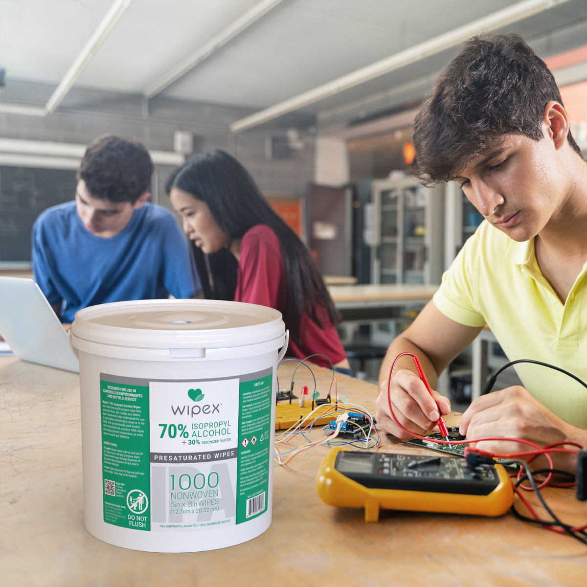 Wipex Bulk Isopropyl Alcohol Wipes – 70% & 96% | 1000ct Bucket