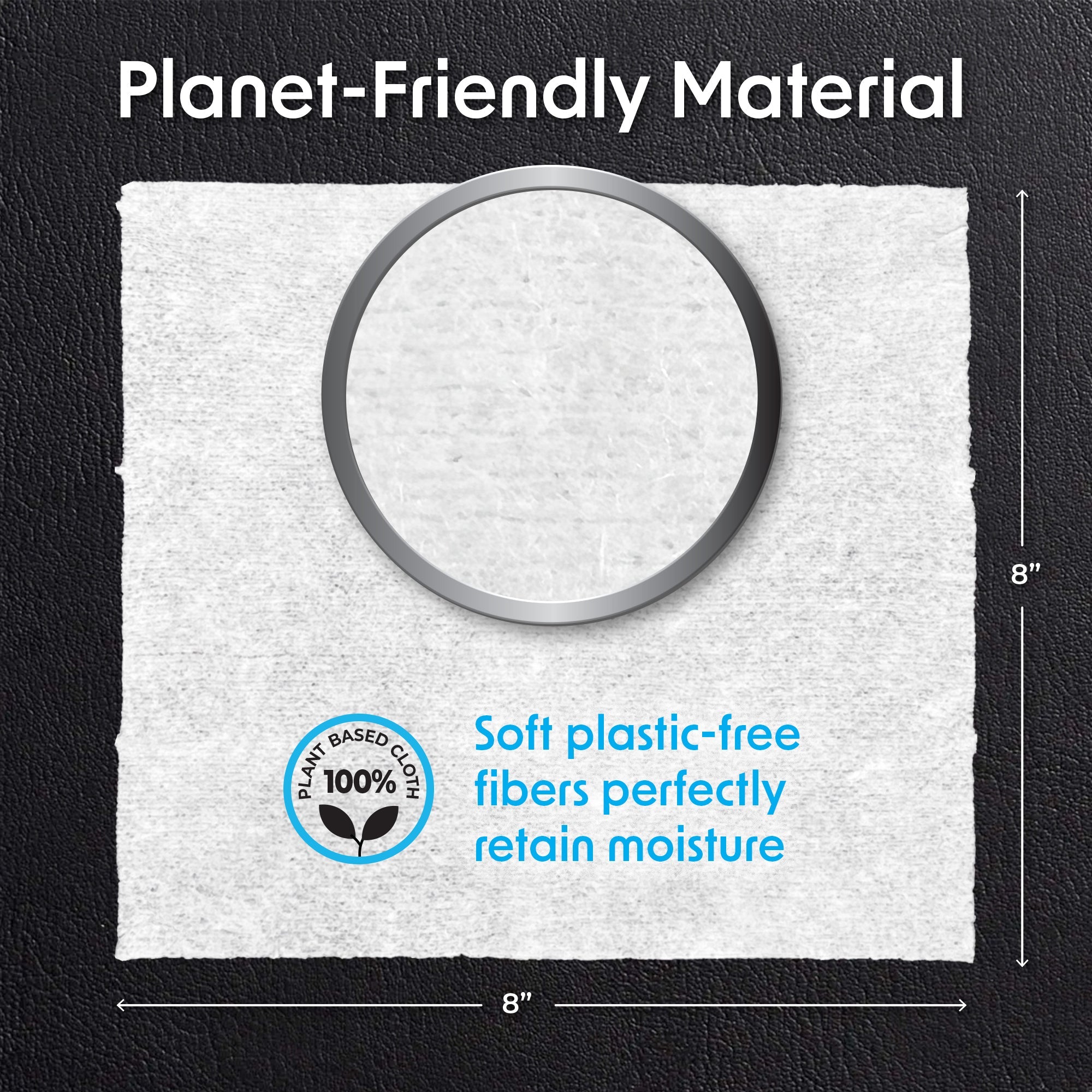 Wipex® 800ct Bulk Antibacterial Wipes Refill Roll | Skin-Safe Sanitizing Wipe | TÜV-Certified Plant-Based Cloth