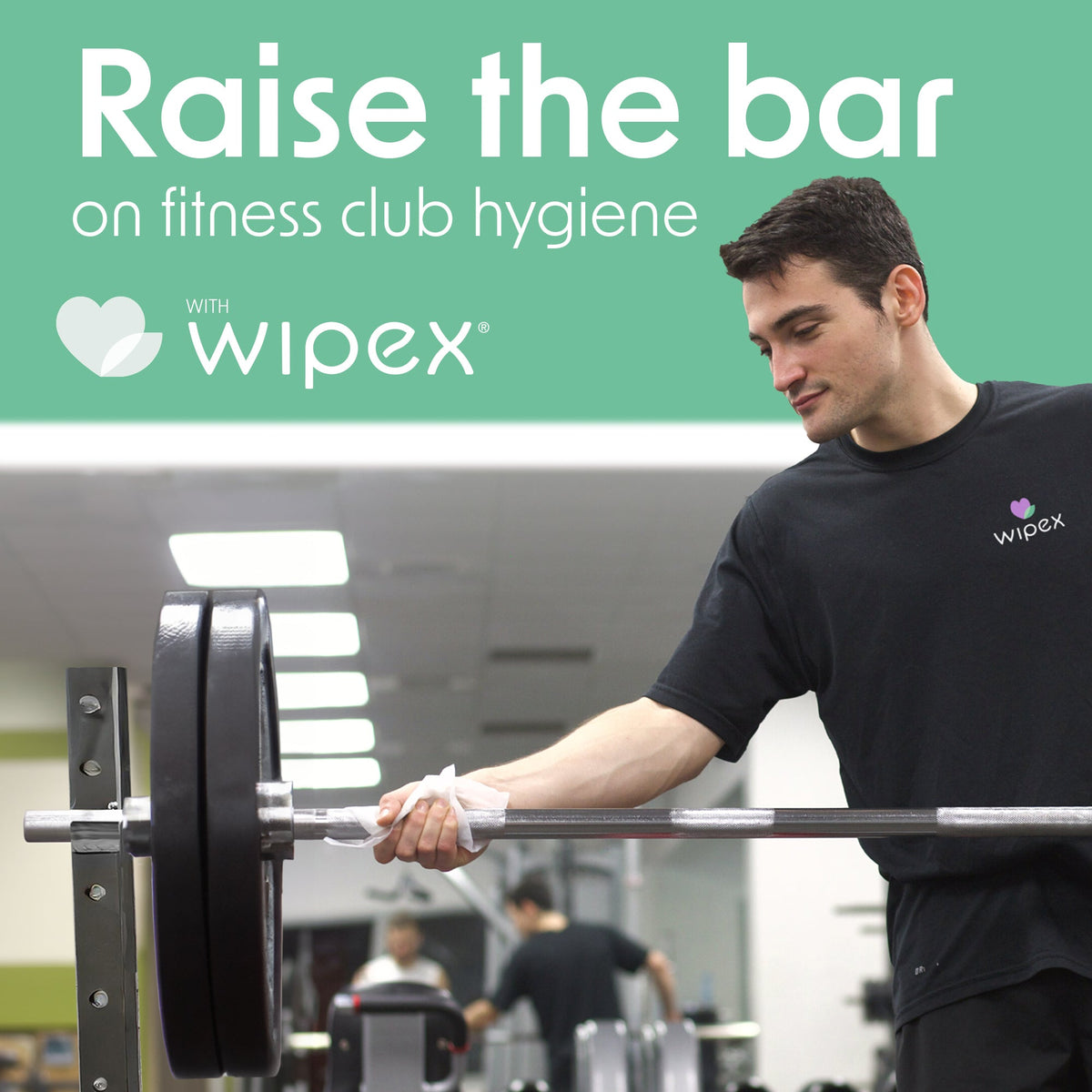 Wipex Natural Fitness Equipment Wipes 700ct Bulk Gym Refill Roll