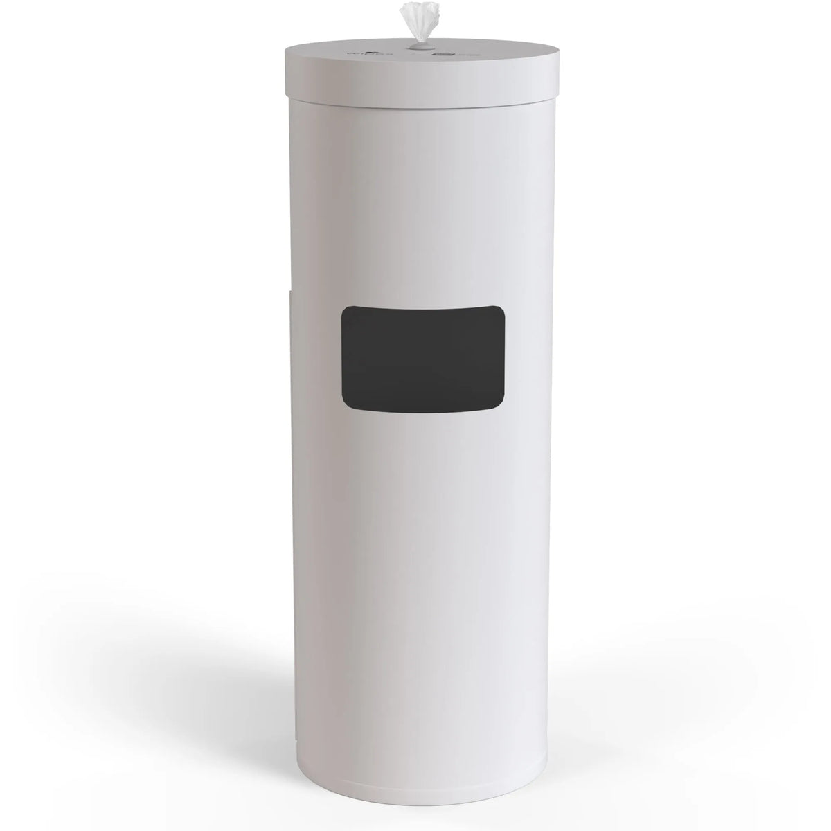 Wipex Premium Studio White Floor Dispenser for Bulk Gym Wipes | Stainless Steel | Free Standing Model
