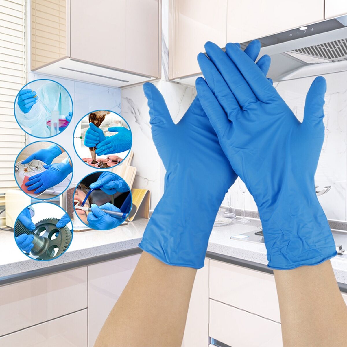 Nitrile Powder Free Exam Gloves - 1000 gloves