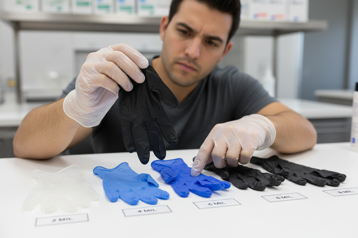 What Thickness of Nitrile Gloves Should You Buy? (From 2 to 8 Mil)