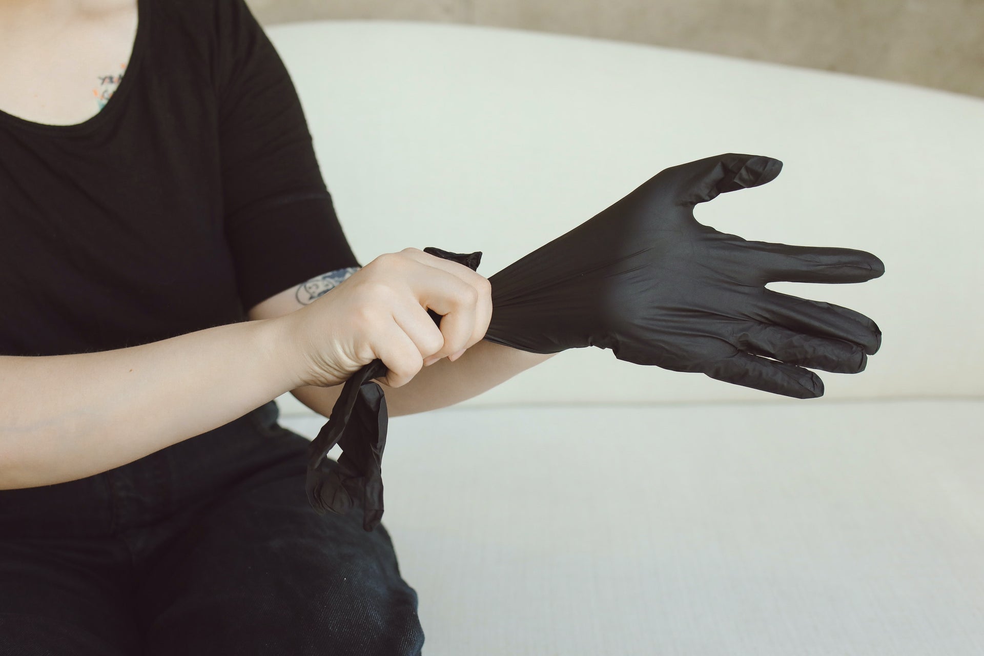 Black Artist Glove for Paint by Numbers