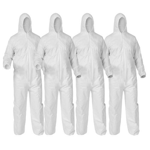 POLYPRO WHITE COVERALL GARMENTS SUIT