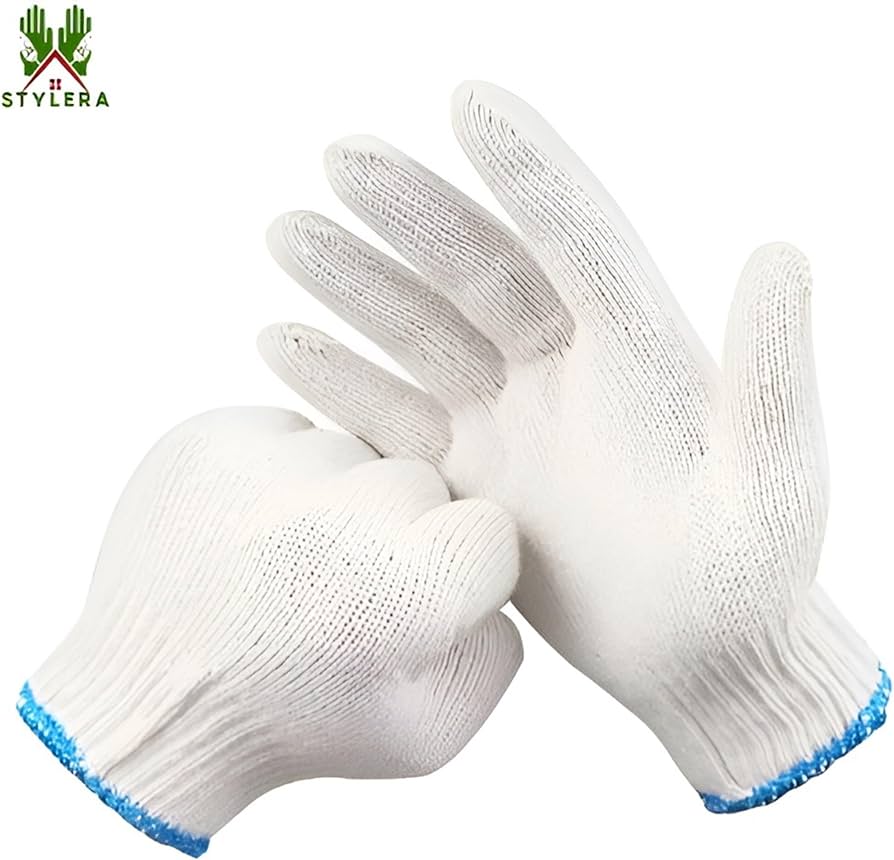 String Knit Cotton Gloves - Case/300 pairs