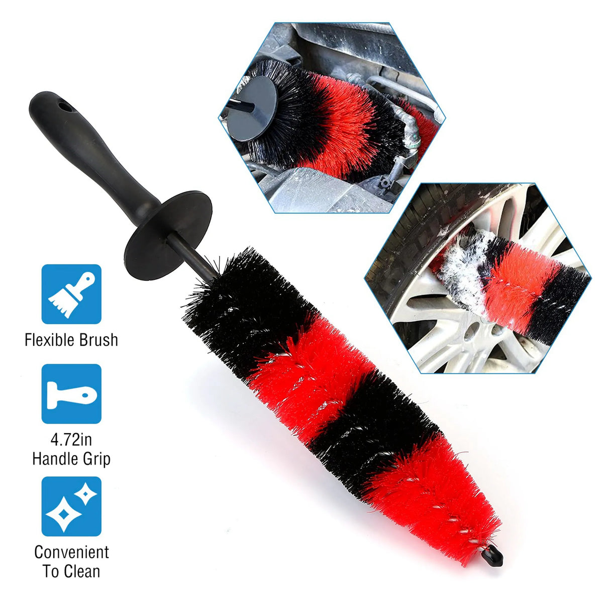 Car Wheel Brush Rims Tire Seat