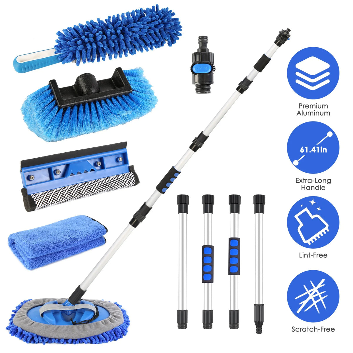 5Pcs Car Cleaning Brush Kit
