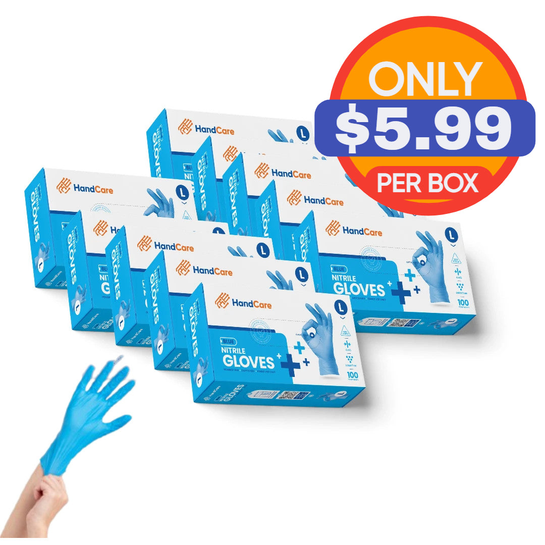4 Mil Nitrile Gloves Disposable and PowderFree