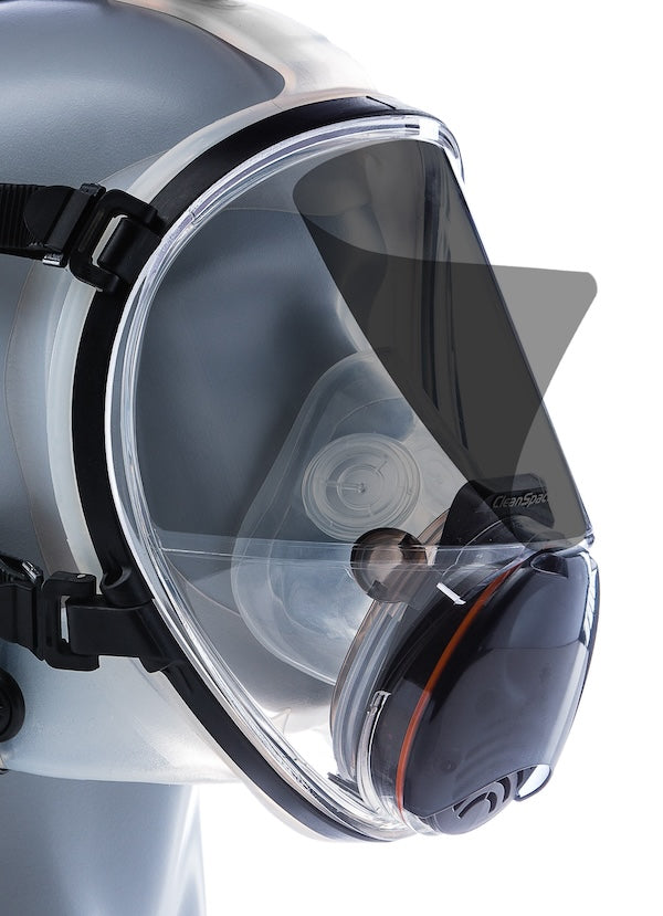 CleanSpace Full Face Mask Tinted Tear off Visor Anti-Scratch Protectors (Pk 10)