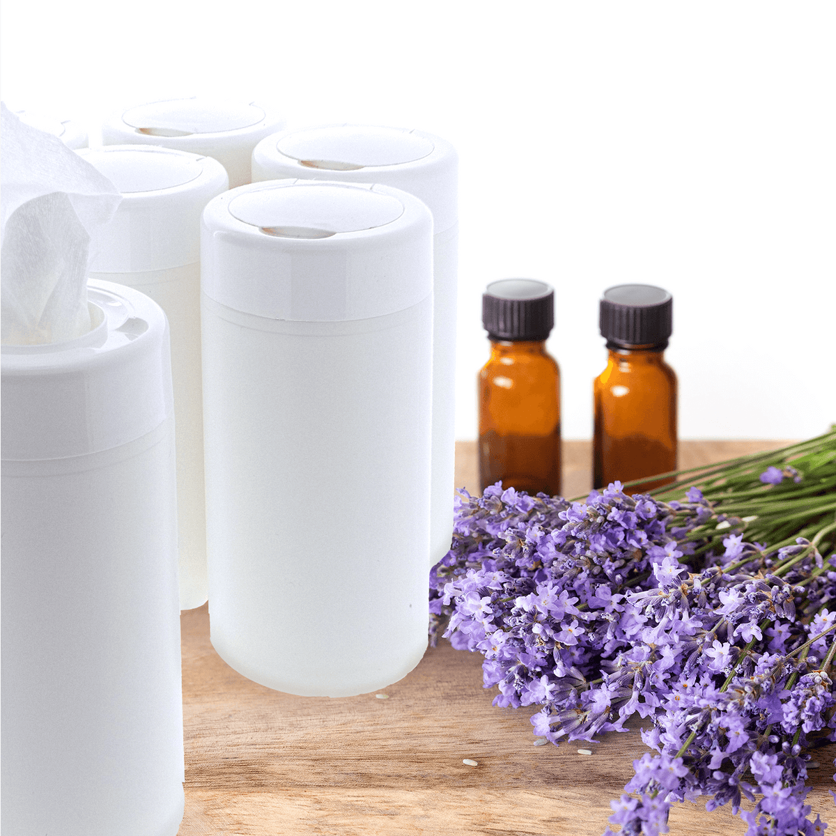 DIY 100% Plant-Based Dry Wipes Kit – Create Your Own Eco-Friendly Cleaning Wipes in Canisters