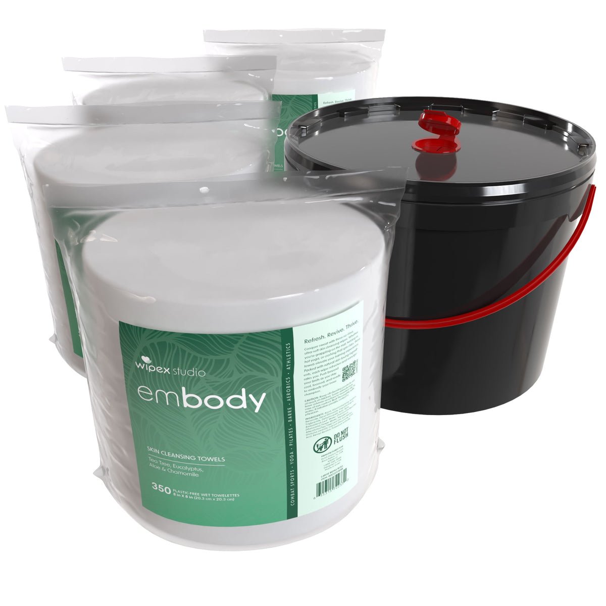 Embody® Natural Body Wipes 350ct Mega Roll | Premium Hygiene for Active Lifestyles