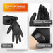 HandCare Black Vinyl Gloves has smooth texture, is powder-free, and durable for everyday use