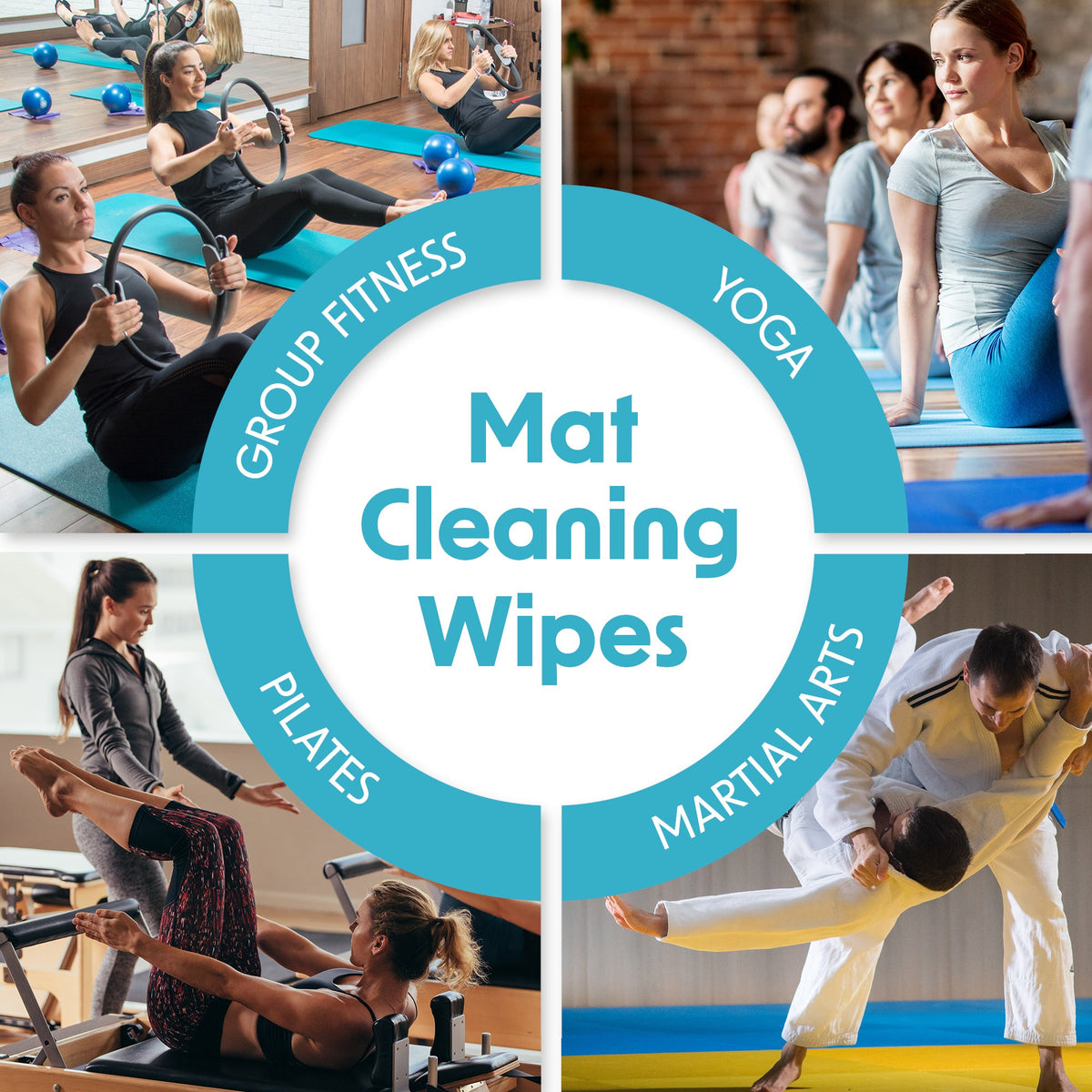 Empower® Yoga Mat Wipes – Instant Refresh After Movement | 25ct Travel Pack