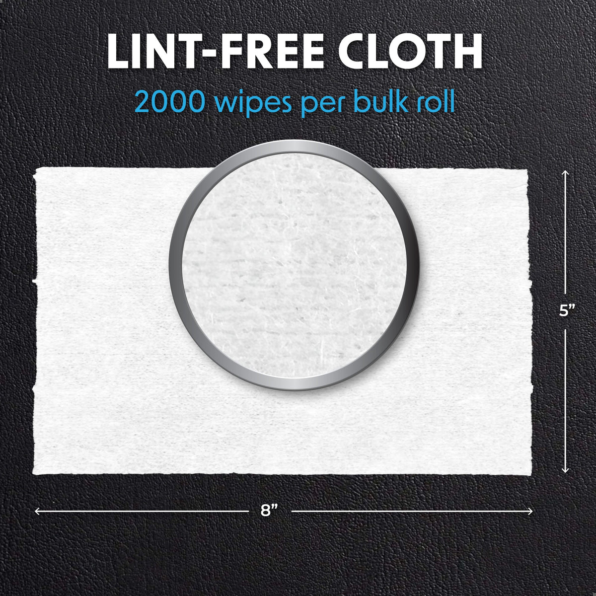 MAX OUT!® Economy 2000ct BZK Sanitizing Wipes Value Refill Roll – Lint-Free, Alcohol-Free