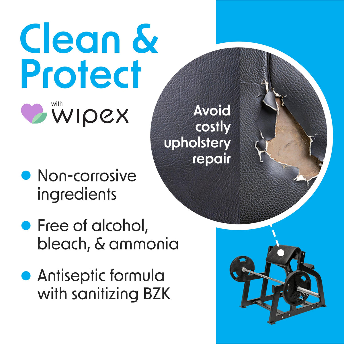 MAX OUT!® Economy 2000ct BZK Sanitizing Wipes Value Refill Roll – Lint-Free, Alcohol-Free