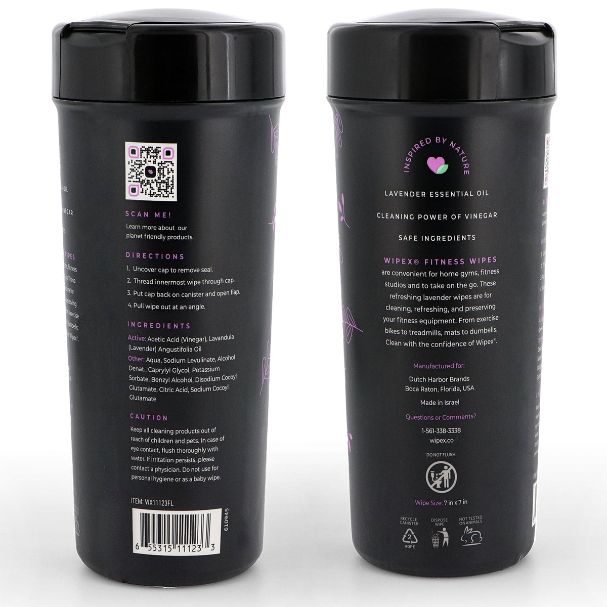 Natural Fitness Equipment Wipes – Safe on Skin, Essential Oil Formula