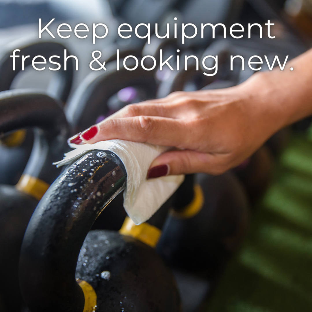 Natural Fitness Equipment Wipes – Safe on Skin, Essential Oil Formula