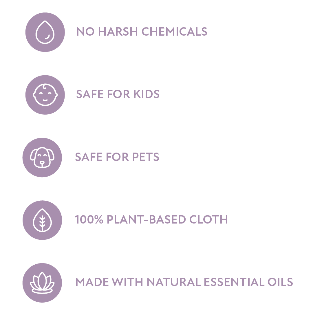 Natural Floor Cleaning Pads | Plant-Based Floor Wipes with Rosemary