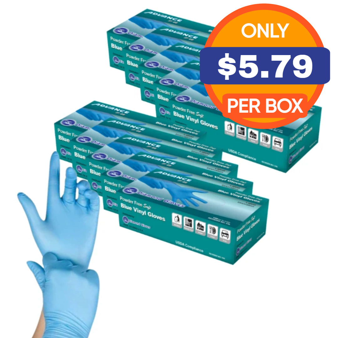 Buy Disposable Vinyl Gloves Choose Your Size and Material