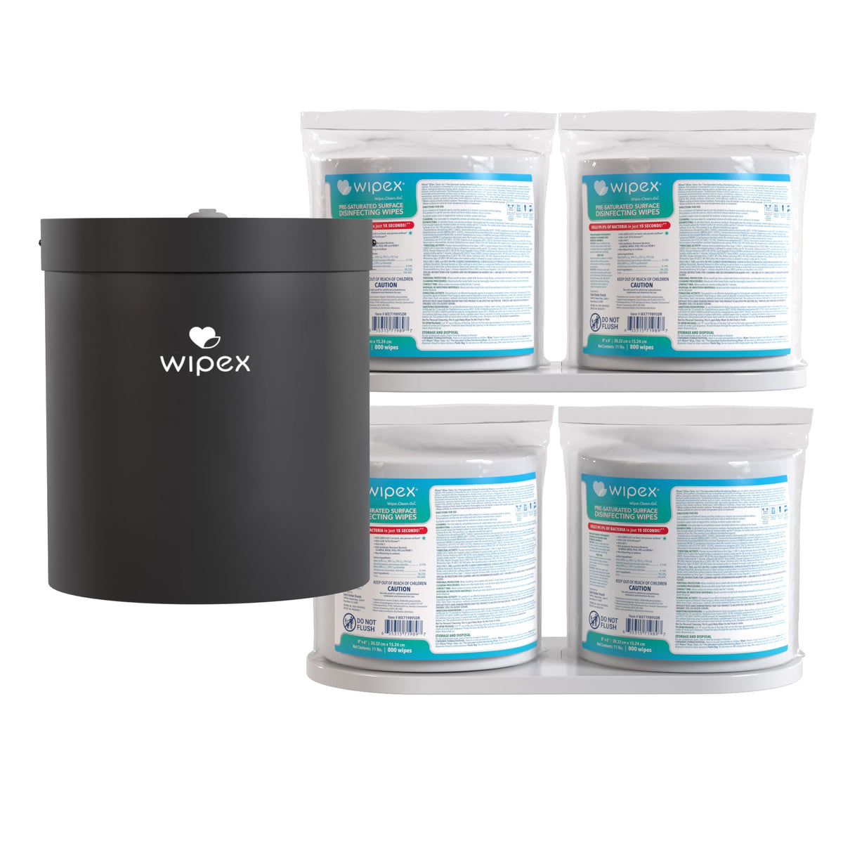 Wipex® EPA-Registered Disinfecting Wipes Roll 800-count