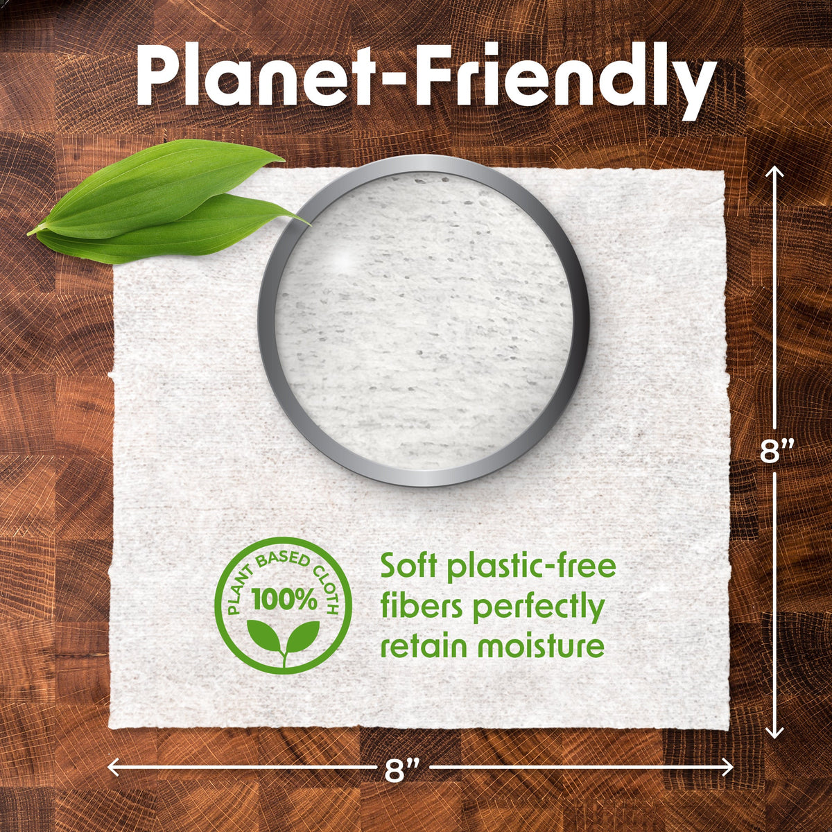 Wipex® Table Bussers® Natural Unscented Cleaning Wipes for Home & Food Service | Plant-Based | Portable Bucket