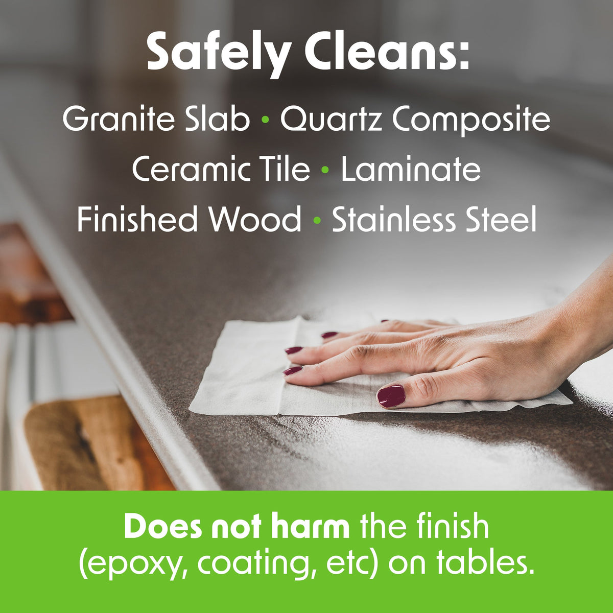 Wipex® Table Bussers® Natural Unscented Cleaning Wipes for Home & Food Service | Plant-Based | Portable Bucket
