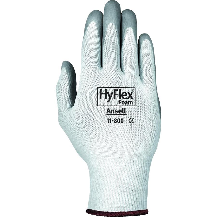 HyFlex Health Hyflex Gloves - White, Gray - Abrasion Resistant