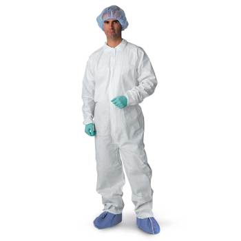 POLYPRO WHITE COVERALL GARMENTS SUIT