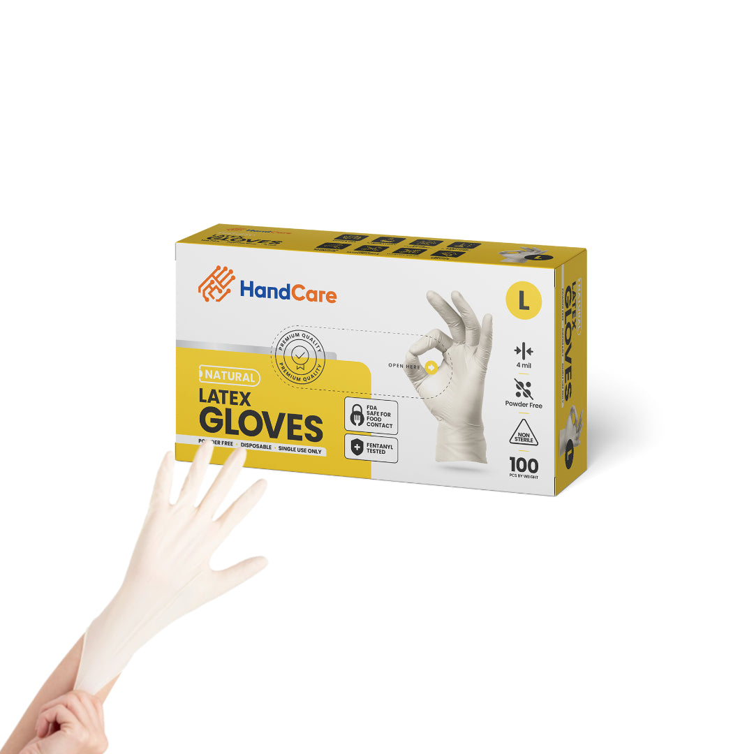 HandCare Latex Powder Free Gloves (Multipurpose), 1,000 Gloves — Gloves.com