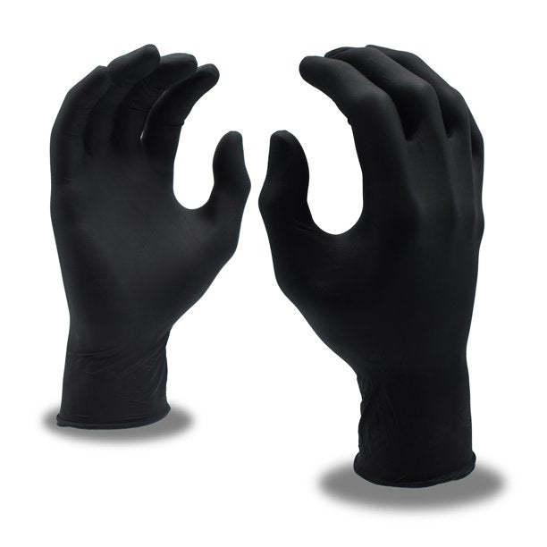 Black gloves when worn in the hand