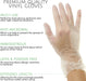 Transparent Gloves when worn in the hands