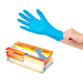 1 Box ProWorks Powder Free, Nitrile Examination Gloves, when worn in the hand