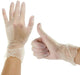 White gloves when worn in the hands